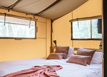 Luxury glamping lodge (5p) with hot tub - 12