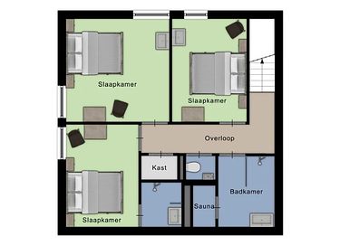 Bungalow design (8p) avec sauna privé - 11