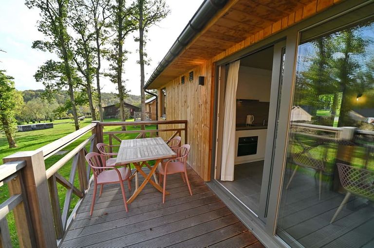 Modern wooden forest cabin in the Ardennes - 1