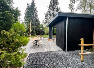 Boshuisje met hottub en houtkachel