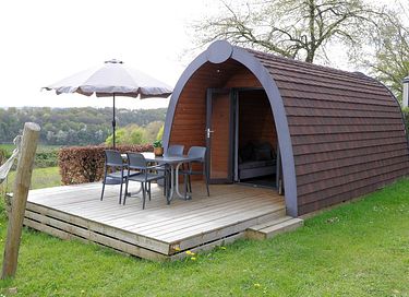 Gemütliche Wanderhütte in den Limburger Hügeln