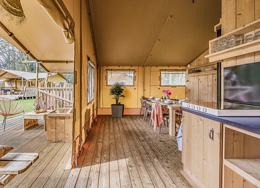 Glamping-Zelt in grüner Umgebung - 7