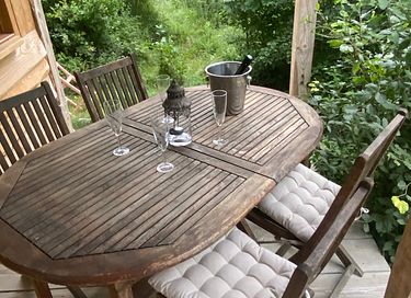houten lodge met uitzicht op de Pyreneeën - 4