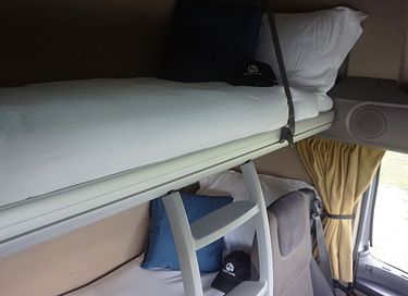 Slapen als een trucker in een vrachtwagen - 9