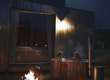 Unieke cabin met skylight en privé hottub - 15