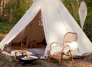 Meditatie en Yoga glamping in het bos - 3