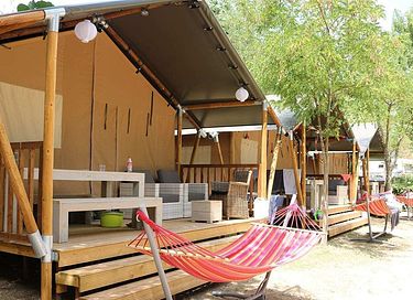 5-persoons glampingtent in Toscane 