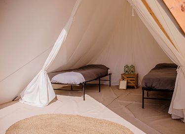 Glamping op een voormalige militaire basis - 4