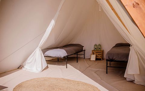 Glamping op een voormalige militaire basis - 4