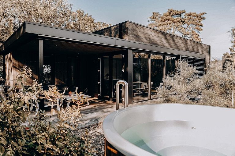 Luxe lodge (6p) met privé hottub - 1