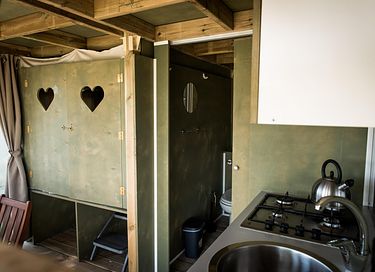 Tente Glamping avec plancher pour 4 personnes - 4