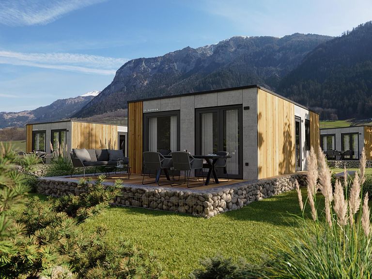 Modern Tiny House met uitzicht op de bergen - 1
