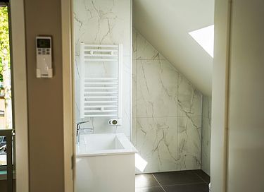 Romantische houten lodge met privé hottub - 13
