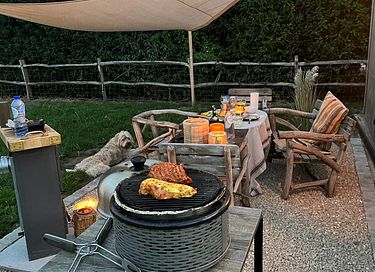 Slapen in een romantische tipi met hottub - 18
