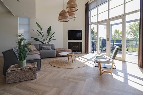 Wellnessvilla met uitzicht op het IJsselmeer - 4