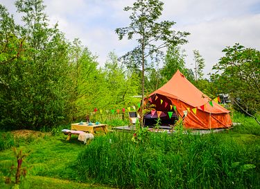 Stoere glampingtent - 2 tot 4 personen - 7