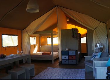 Tente safari de luxe avec vue imprenable - 5