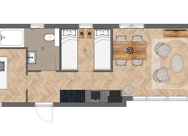 Holiday home with sauna and hot tub in Zeeland - 12