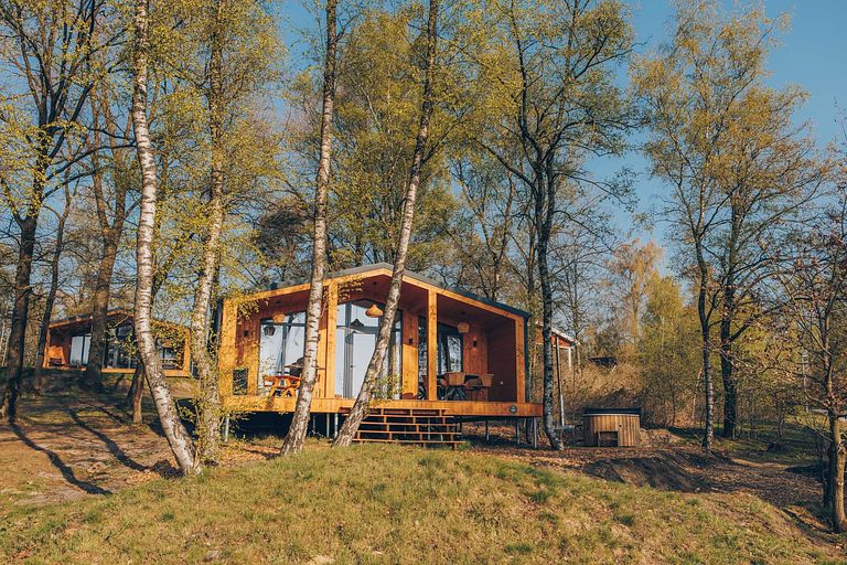 Logement de vacances avec bain à remous près d'un lac de loisirs - 1