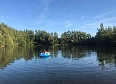 Pipowagen met natuurbad op eigen terrein - 19