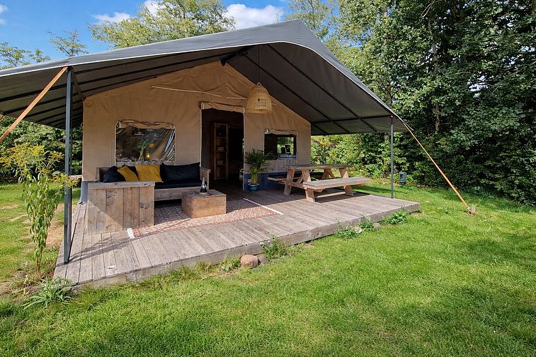 Safarizelt auf einem Familiencampingplatz in Overijssel - 1