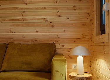 Houten Glamping Pod met eigen Hottub - 8