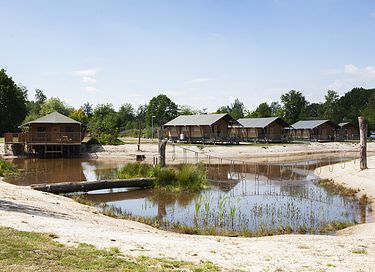 Luxe safaritent op park in Overijssel - 31