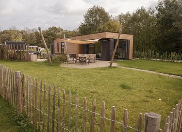 Holiday home with wellness and dog fence