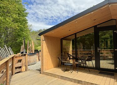 Romantisch chalet met Scandinavisch bad