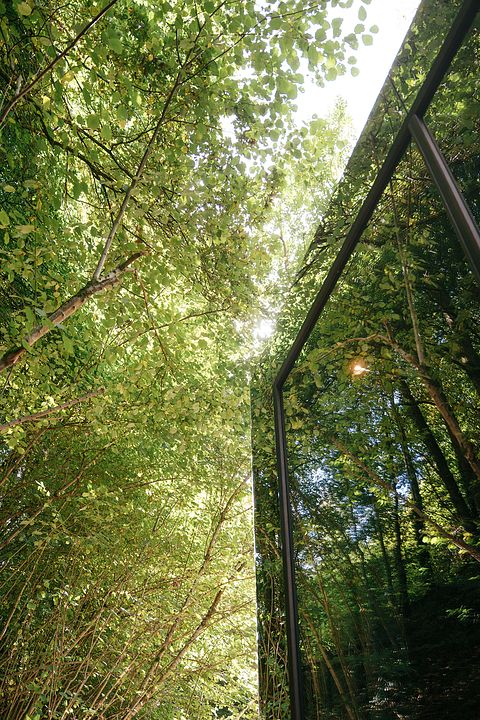 Cabine miroir unique au bord de l'eau - 3