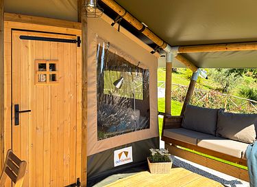 Glamping-Zelt mit Blick auf den See - 14
