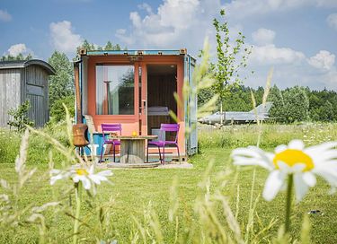 Einzigartige Übernachtung im Seecontainer