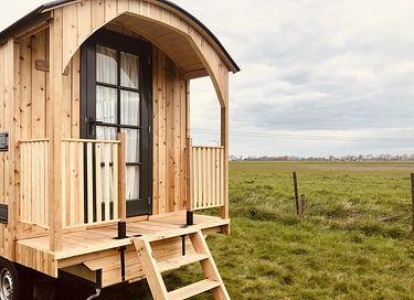 Houten pipowagen in prachtige omgeving - 1