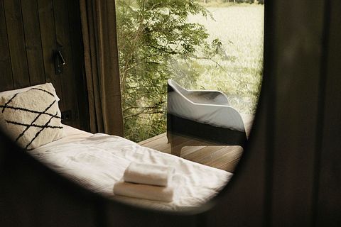 Romantische Hütte für 2 Personen am Rande des Waldes - 5