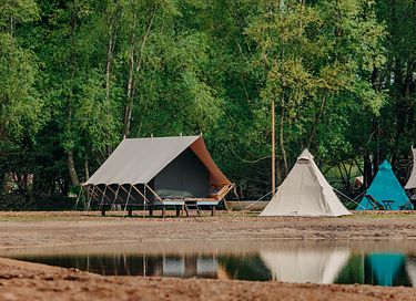 Glamping op festival-achtige pop-up camping - 5