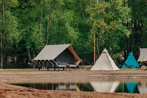 Glamping op festival-achtige pop-up camping - 5