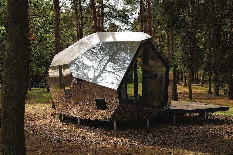 Mirror House with a Sauna in the Woods - 1