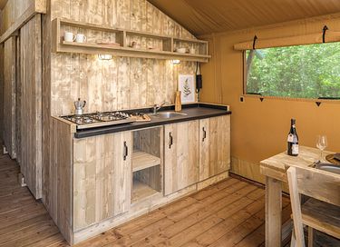 Tente safari de luxe avec grande terrasse à Twente - 9