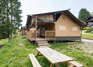Tente de luxe pour 8 personnes dans les Ardennes