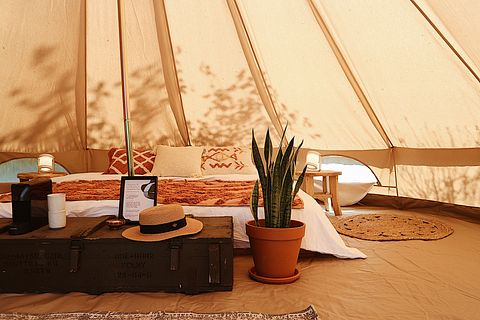 Stijlvolle glamping in Bell Tent - 4