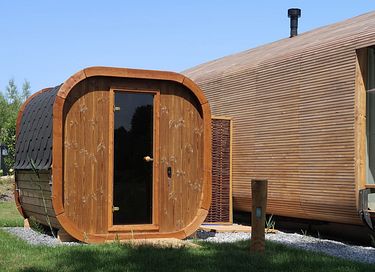 Wikkelhuisje met sauna aan het water - 3