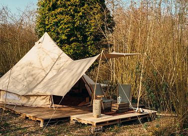 Tipi aan het water met o.a. yoga workshops - 5