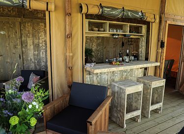 Spacious glamping tent (2p) with hot tub - 6