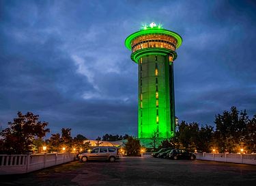 Overnatning i vandtårnet i Zwolle