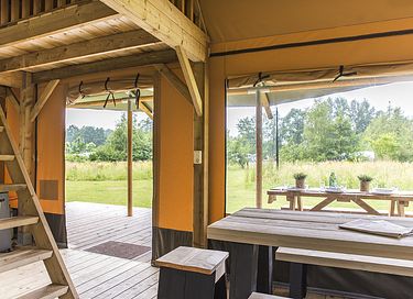 Glamping in a luxury tent with a terrace - 2