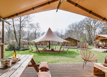 Luxury glamping lodge (5p) with hot tub - 6