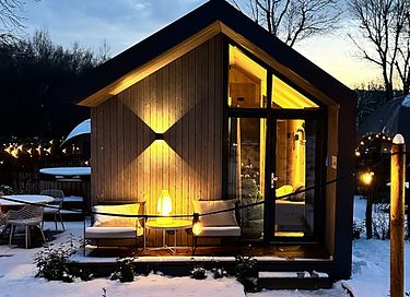 Romantic tiny house with hot tub in Limburg - 19