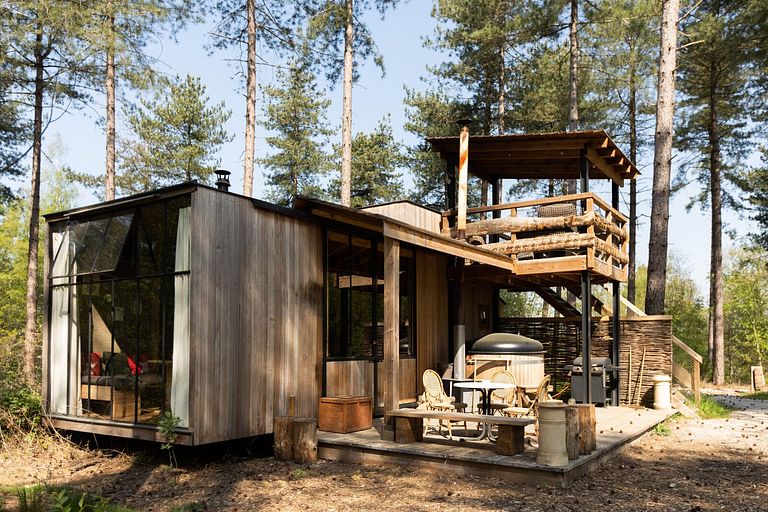 Maison unique dans la forêt avec bain à remous - 1