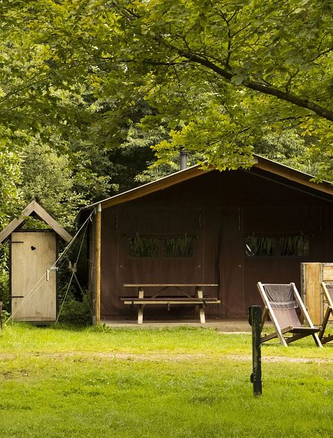 Knus tenthuisje met hottub in het groen - 2