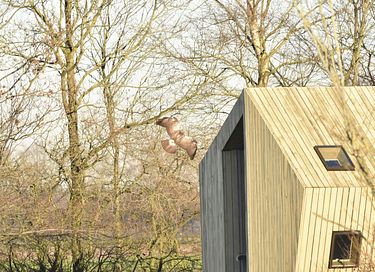Rustgevende trekkershut (tiny house)  - 4